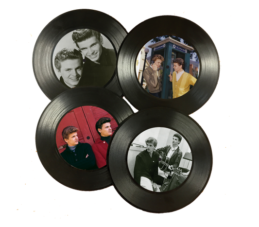 Everly Brothers Vinyl Coasters