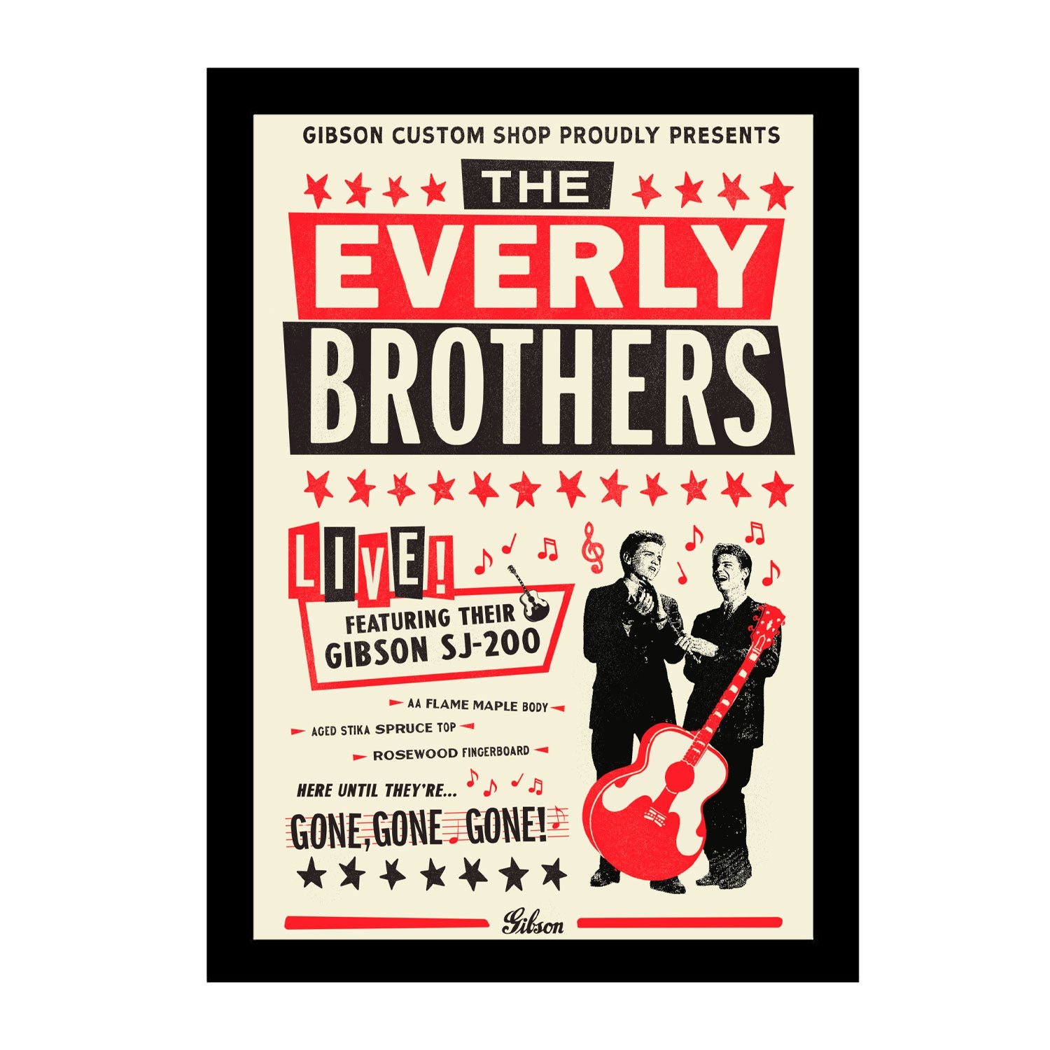 Gibson x Everly Brothers Poster – The Only Official Everly Brothers Website